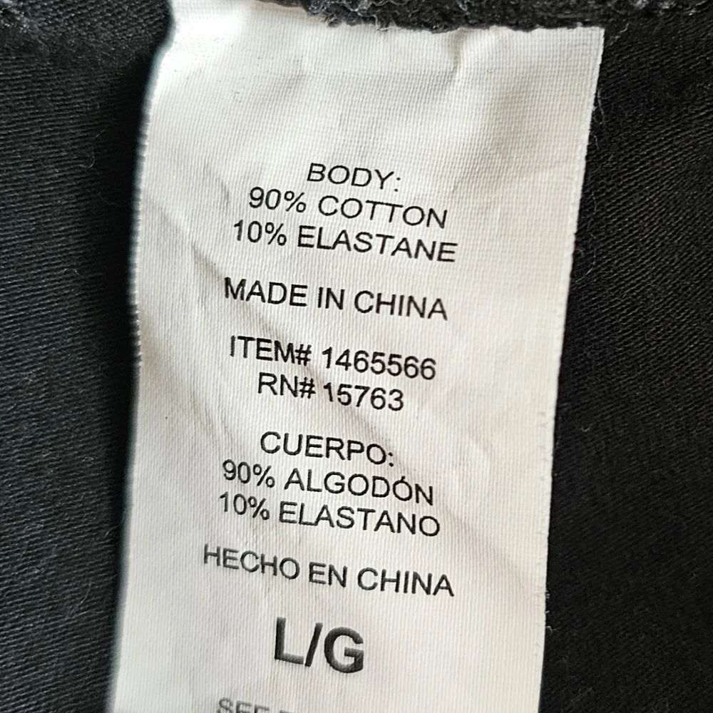 Champion cotton blend black graphic leggings Size L - Picture 6 of 6